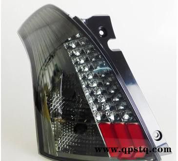 铃木雨燕改装LED熏黑尾灯总成 进口LED尾灯 LED刹车灯 LED行车灯图2