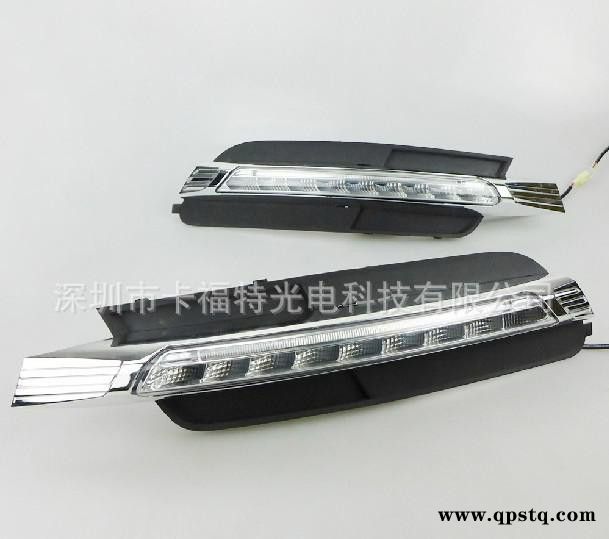 新款奥迪A6L雾灯 专用LED日间行车灯 带光导款 日行灯 夜行灯图3