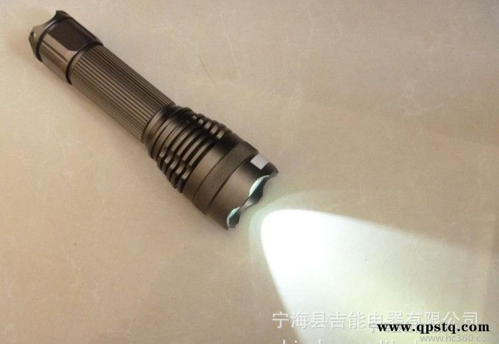 LED高亮强光手电筒 Q5 T6强光 自行车灯 可定制log图2