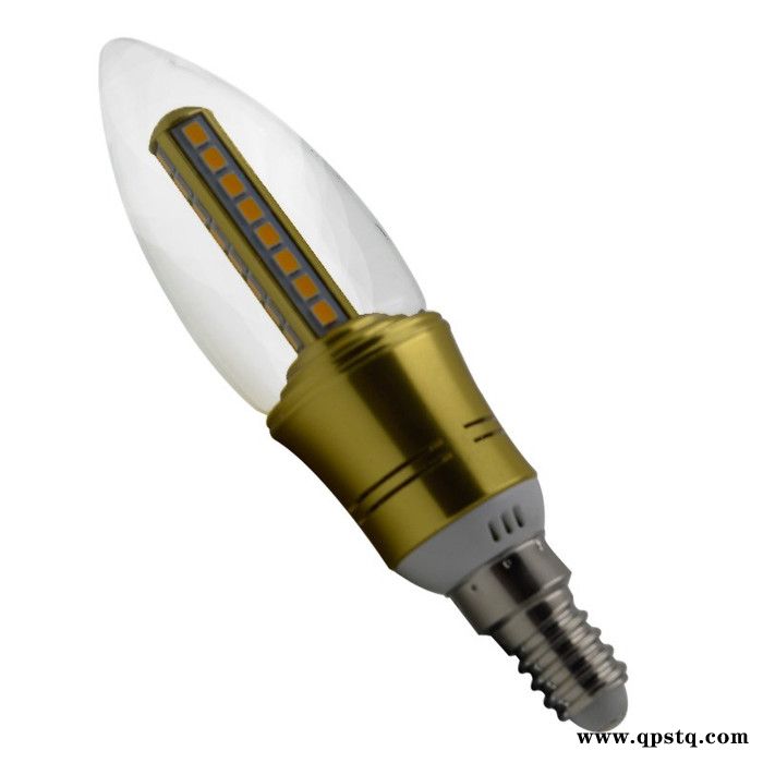 E12 E14 E17 B15**LED蜡烛尖拉尾灯泡6W 7W蜡烛灯E14 360度发光螺口立柱灯图6