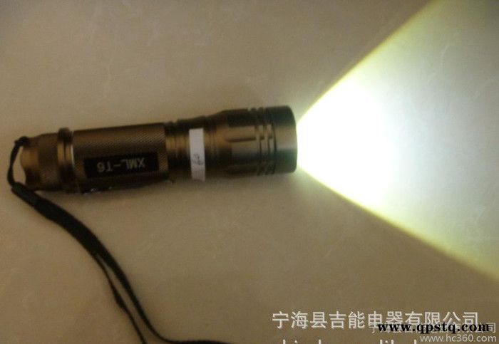 LED 铝电筒 强光手电筒 高亮手电筒 伸缩手电 自行车灯图2