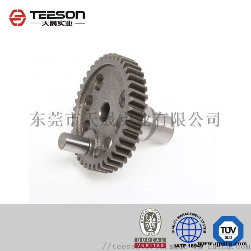 定制20CrMo合金钢非标长齿轮轴图2