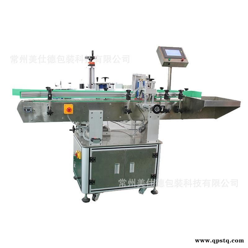 厂家直销MFK-805全自动立式定位圆瓶贴标机玻璃瓶塑料瓶贴标签机图5