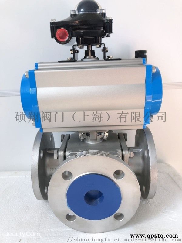 气动三通、四通球阀硕翔阀门图3