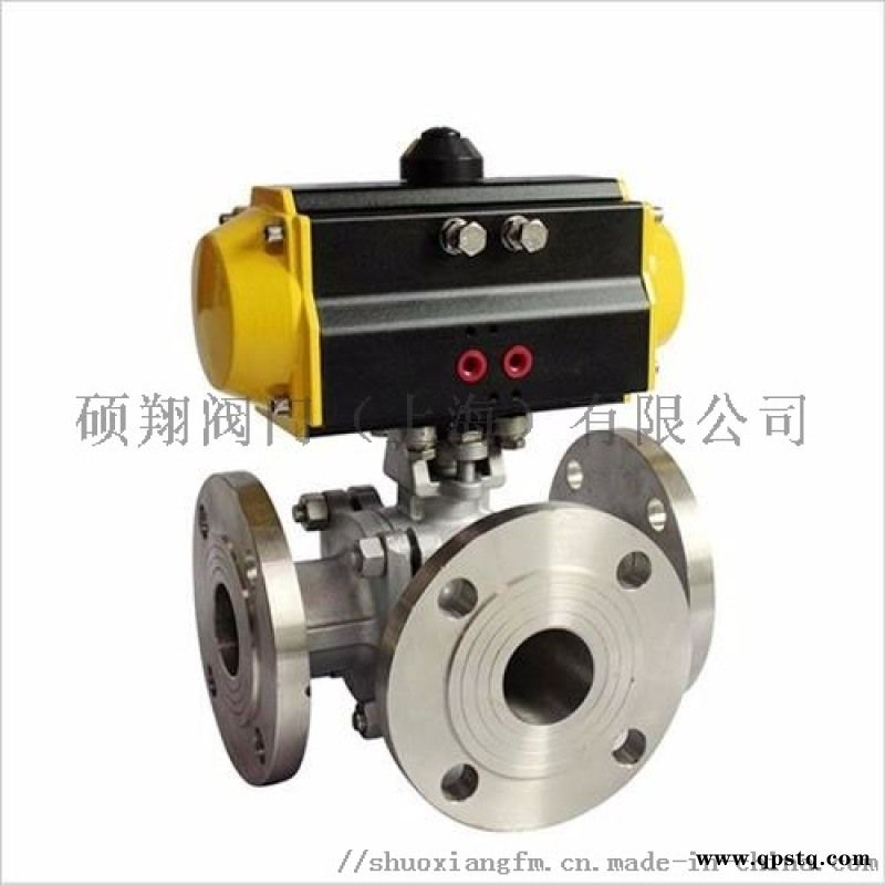 气动三通、四通球阀硕翔阀门图4