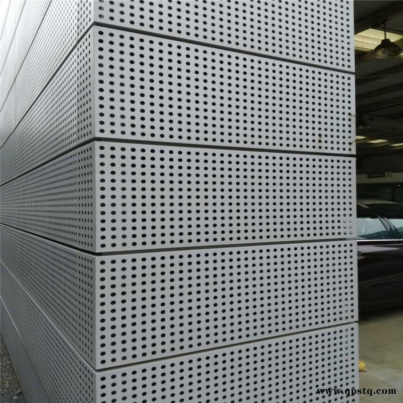 外墙装饰冲孔板/传祺展厅门头冲孔板时尚大气图5