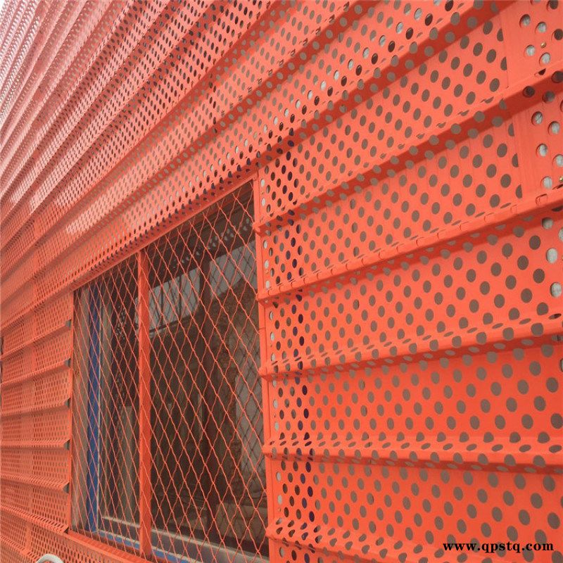 门头冲孔装饰铝板气质满满图3