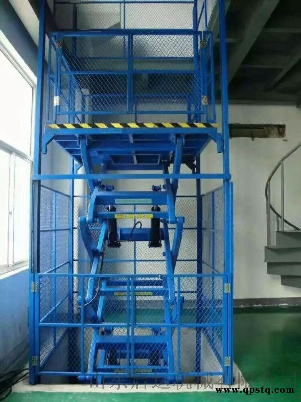 启运货梯定制厂家直销内蒙甘肃大吨位载货电梯升降平台图2
