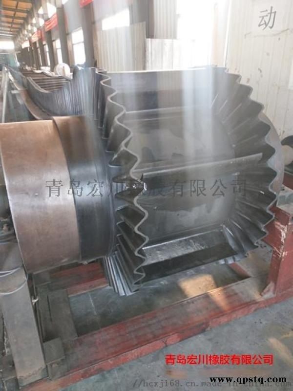 山东大倾角挡边带 大倾角挡边皮带图2