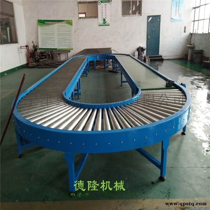 工业皮带转弯输送机,180度转弯转角输送机图2