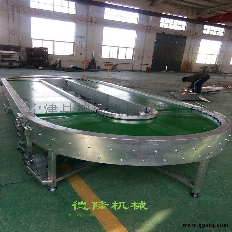 工业皮带转弯输送机,180度转弯转角输送机图5