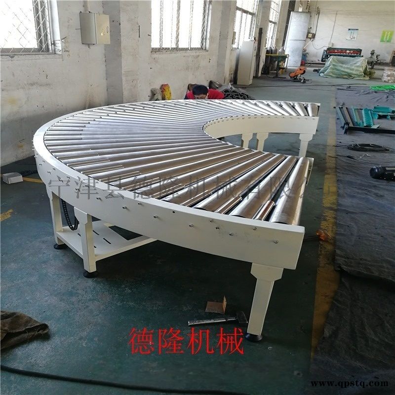 工业皮带转弯输送机,180度转弯转角输送机图3