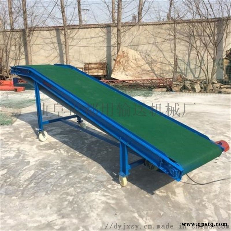 粮食装卸车用皮带 皮带自动加料机qc图2