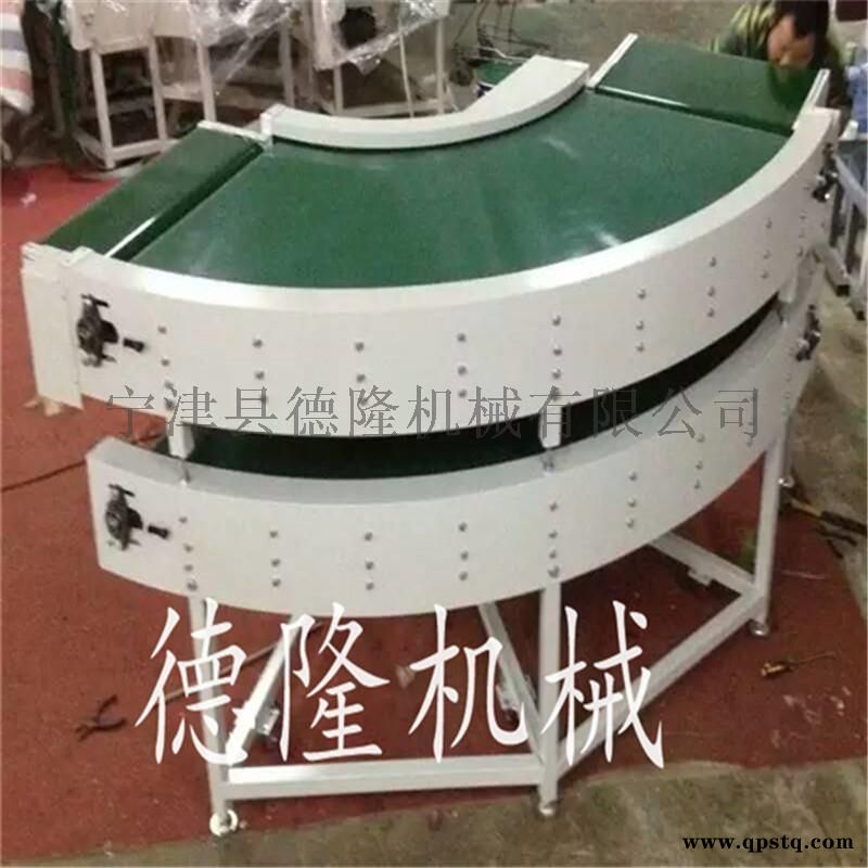 180度食品皮带传送带输送机360度环形输送流水线图2