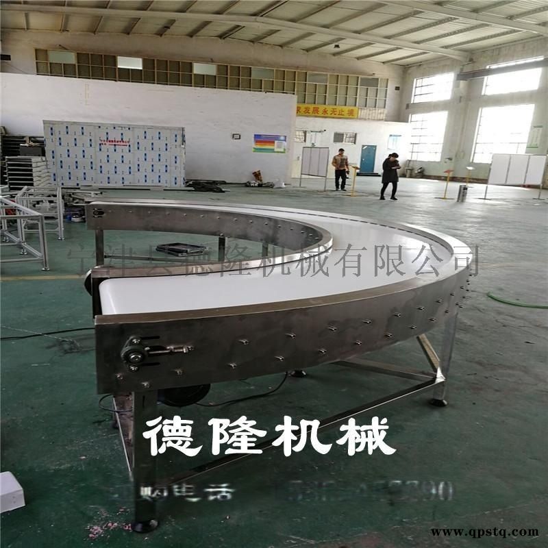 180度食品皮带传送带输送机360度环形输送流水线图3