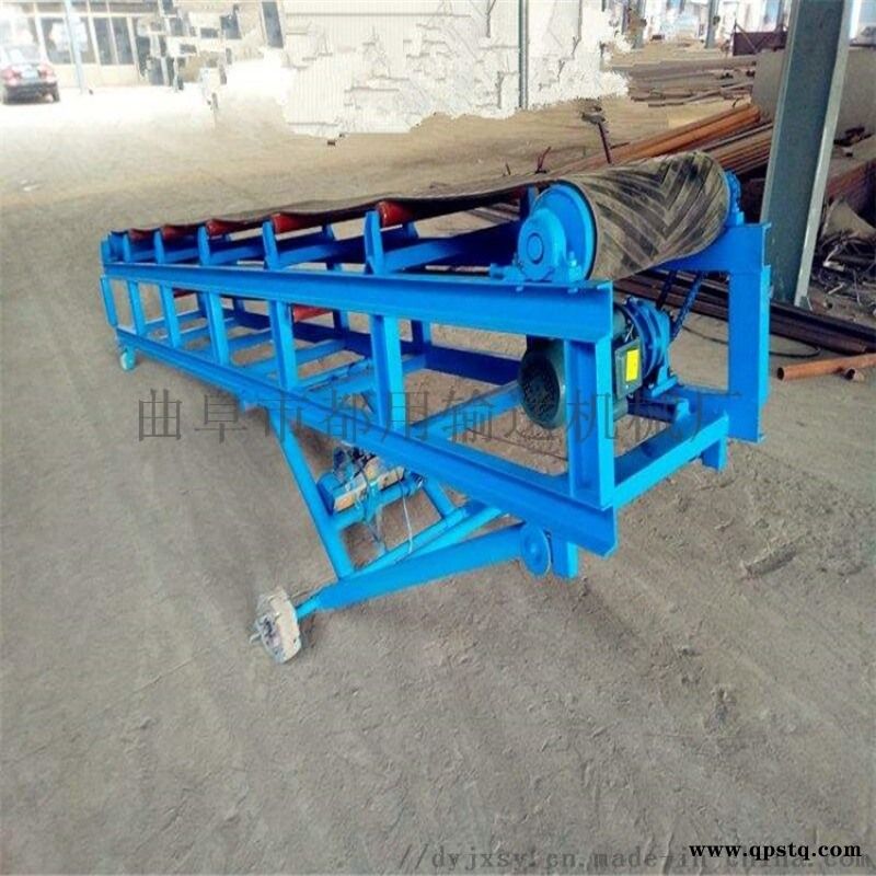 加厚胶带传送机大型皮带 圣兴利 防滑式散料输送机图2