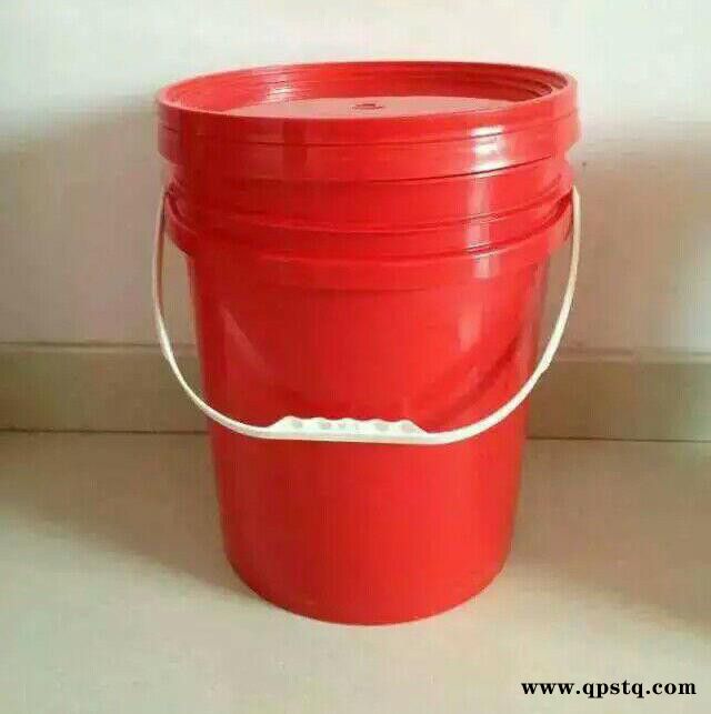 20升塑料桶 防冻液桶机油桶 红色涂料桶印字定制
