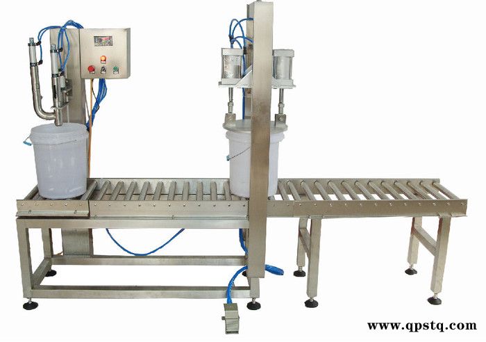 低价批发20公斤防冻液液称重定量灌装机大桶润滑油涂料灌装机图7