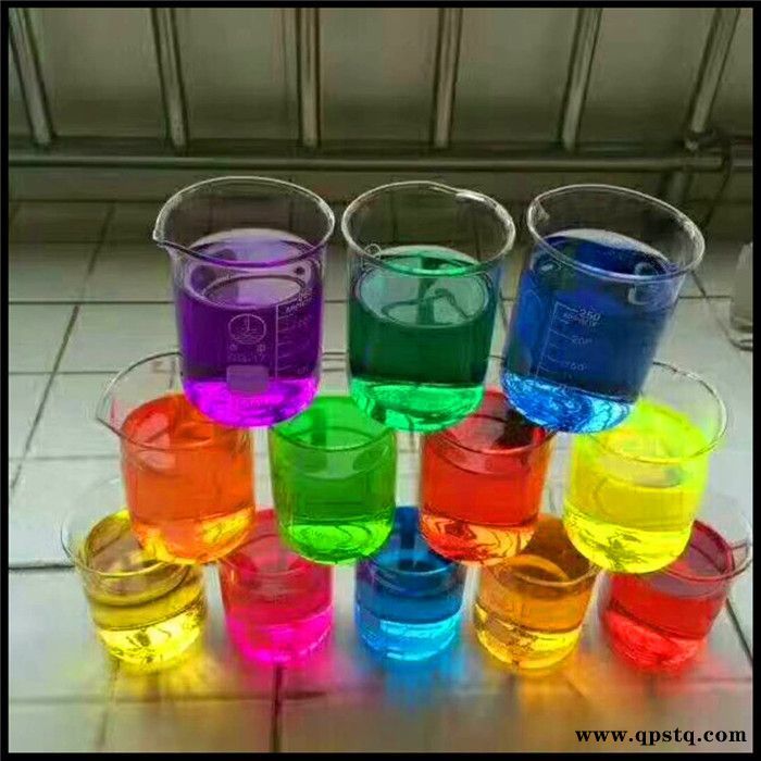 旭创 工业级亮蓝色素玻璃水色素防冻液色素,切削液用水性果绿色素济南水性色素图2