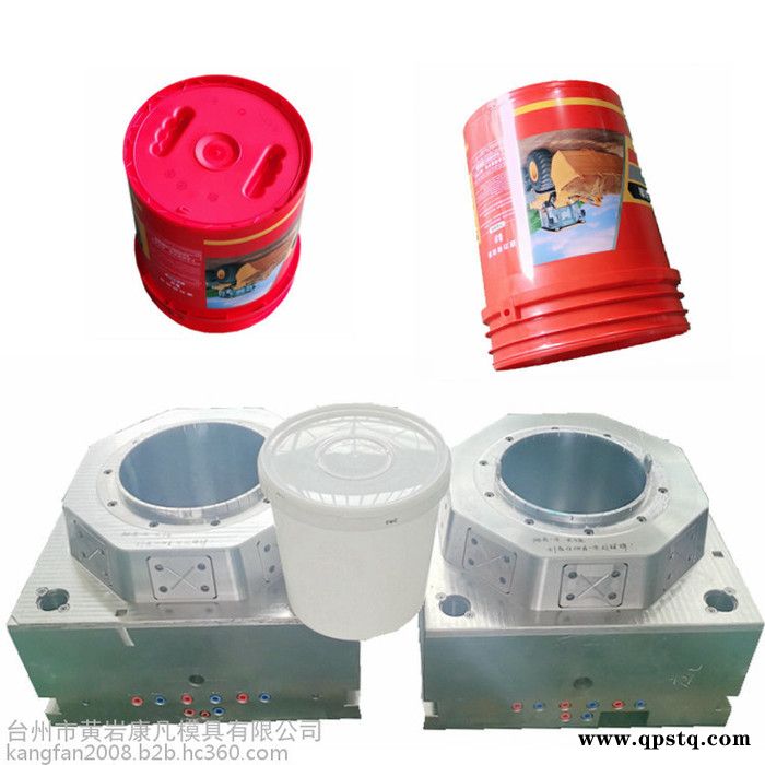 @黄岩模具,专业做机油桶模具 润滑油桶模具 防冻液桶模具 液体包装密封桶模具图7