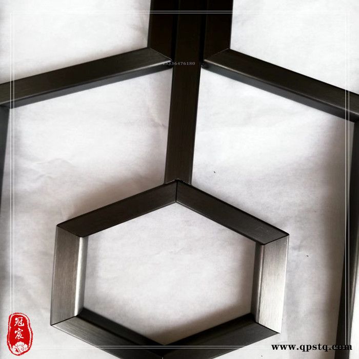 供应不锈钢屏风 隔断镀钛加工 冠宸专业真空离子镀膜图7