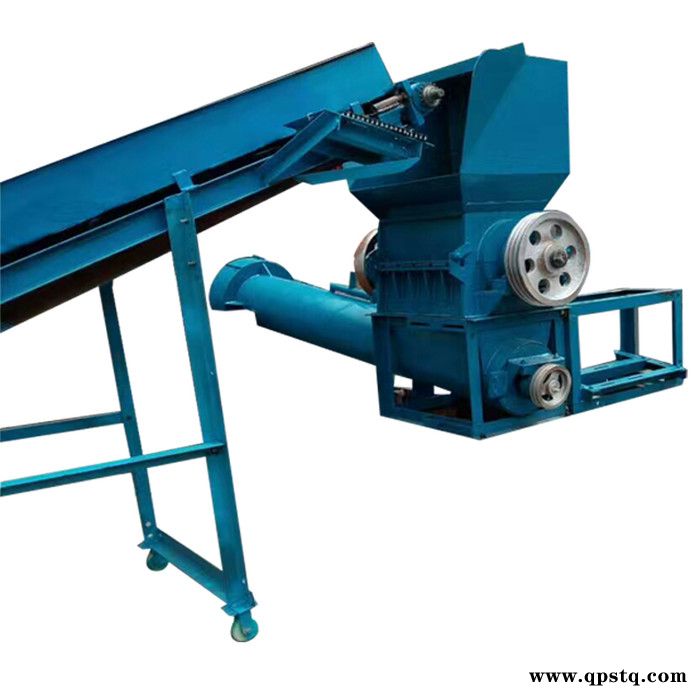 外分类垃圾桶破碎机 防冻液塑料桶粉碎机 发酵桶再生打碎机图4