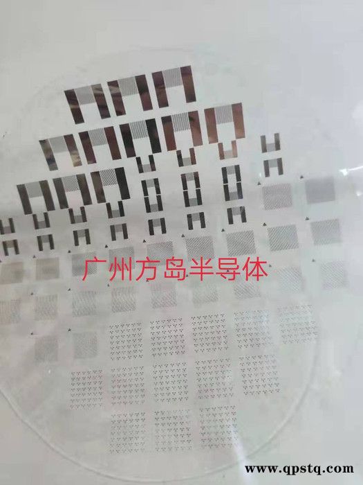 方岛半导体 mems微纳加工 光刻加工 光刻镀膜镀金图形图形化 硅片金属化图形电路图2