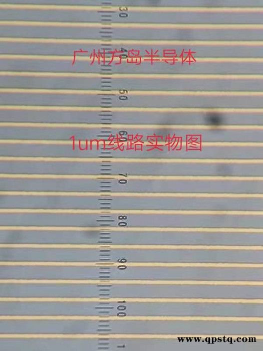 方岛半导体 mems微纳加工 光刻加工 光刻镀膜镀金图形图形化 硅片金属化图形电路图7
