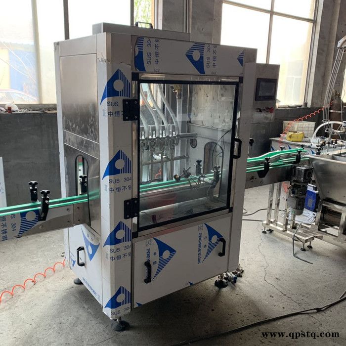 兽药消毒水半自动农药灌装机 乳油防冻液四头液体灌装机图3