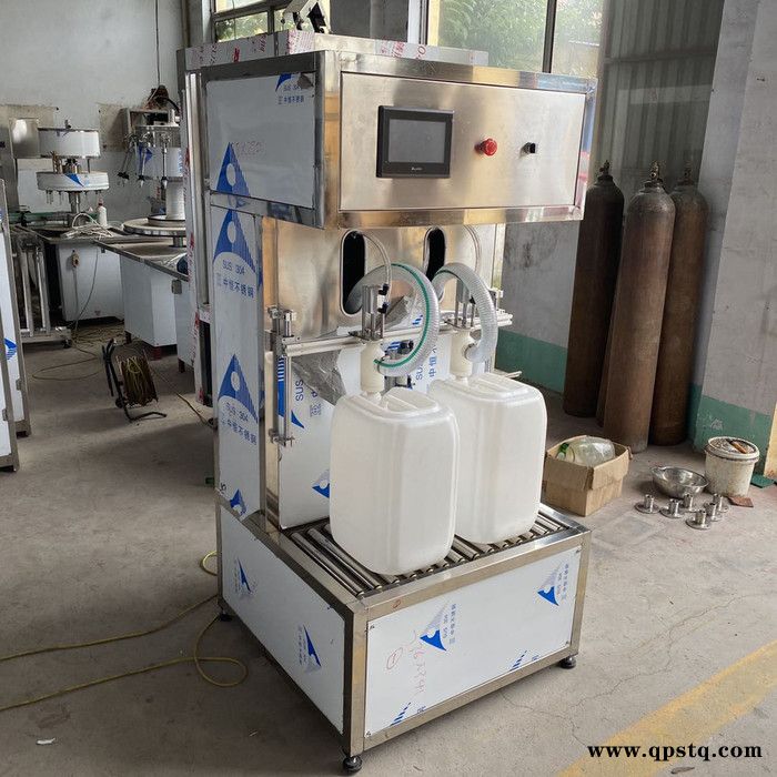 10升半自动大桶液体称重灌装机 大容量润滑油 防冻液灌装机图3