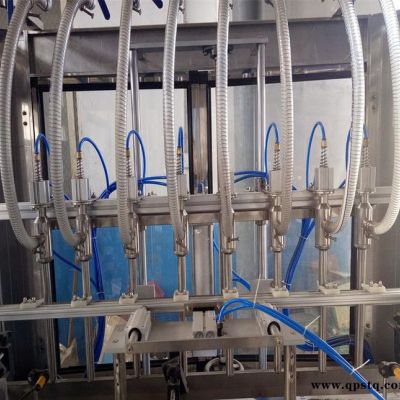 直销定制 全自动灌装机10头白酒直线灌装机 防冻液液体灌装机