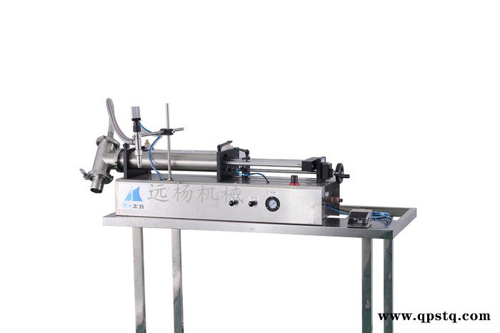 广州远杨 卧式液体罐装机 清洗剂酒精白醋自动定量分装机现货图3