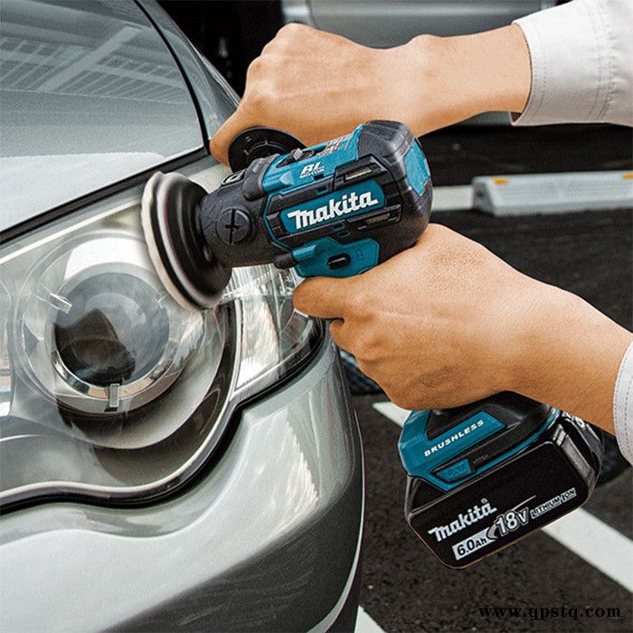 牧田makita充电式抛光机18V无线汽车抛光机DPV300车用小型家用车漆打蜡DPV300Z抛光机裸机不含电池充电器图3