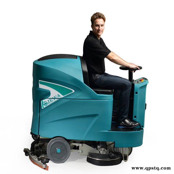 大型洗地车国产机型，JWT-150清洗广场地面效率高，大容量水箱一键省水系统，可种清洗剂可用于去除顽渍图2