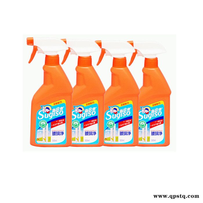 【四瓶装】玻璃清洁 玻璃清洗剂 玻璃专用清洁剂 新居爽家用玻璃水500ml洁净透亮家用厨卫玻璃清洁剂图4
