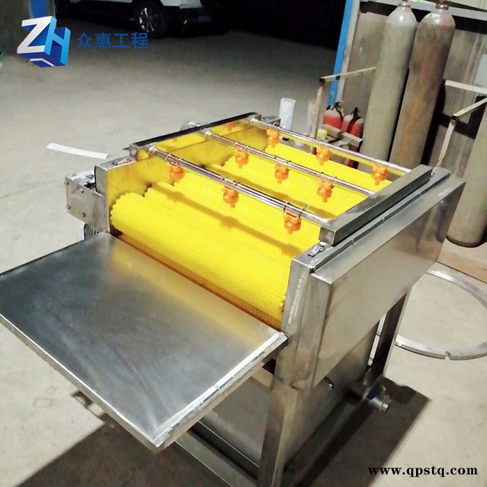 众惠800   三角甜粽肉粽粽叶清洗剂 大型箬叶胡叶专用棕叶清洗机   304不锈钢   可定制图5