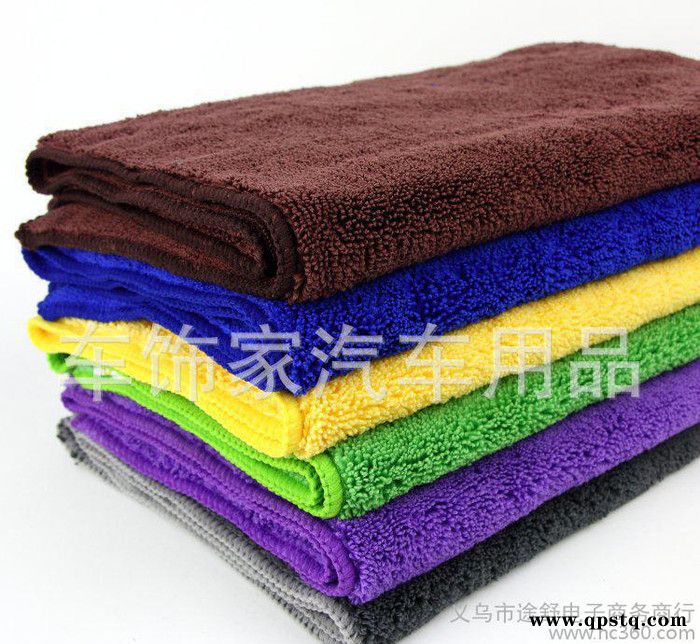 ,30X70超厚超细纤维毛巾批发 洗车毛巾 洗车工具 干发巾宠物巾图2