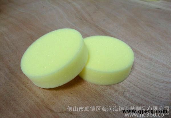 洗车工具不压边打蜡海绵高密度打蜡海绵圆形打蜡海绵厂家直供图2