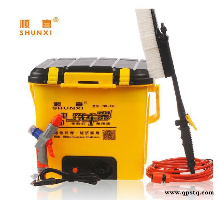 电动洗车器 便携式家用洗车器 车载洗车机 电动高压洗车工具图2