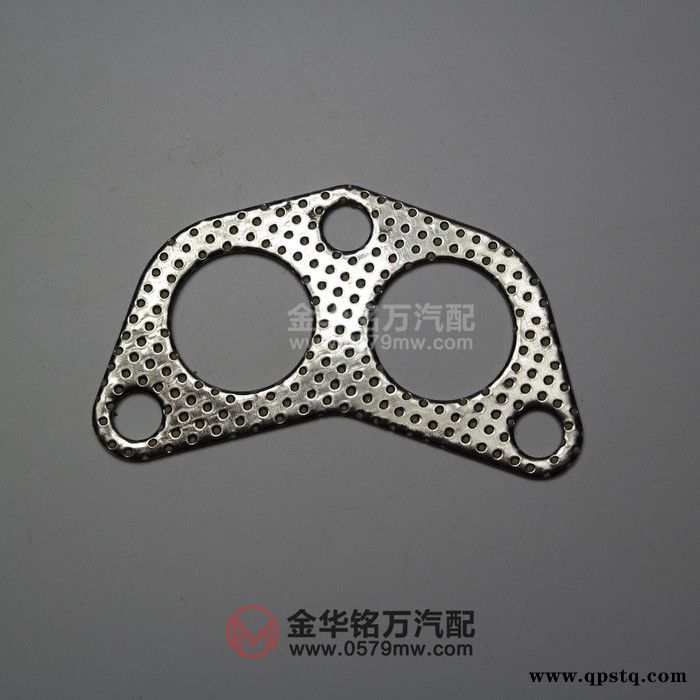 长安之星 五菱之光等JL465发动机排气支管垫排气歧管接口垫双孔垫图3