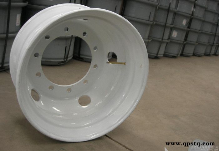 工厂轮辋直销 22.5X9.75 烤漆真空 轮毂图2