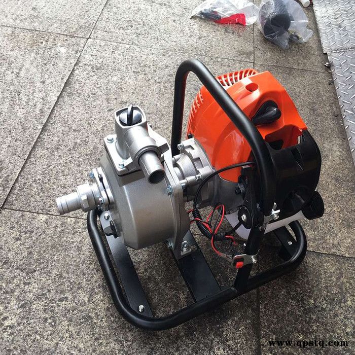 卡博恩二冲程汽油机自吸水泵农用园林汽油泵不锈钢泵小型汽油机泵图7