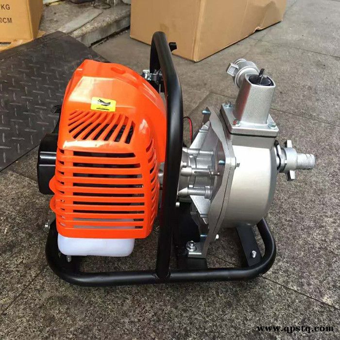 卡博恩二冲程汽油机自吸水泵农用园林汽油泵不锈钢泵小型汽油机泵图3