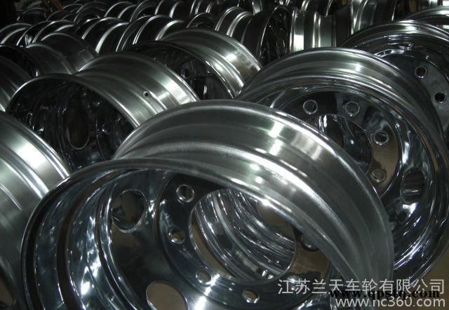 连云港轮辋 7.5x22.5 镀铬 卡车 轮毂图3