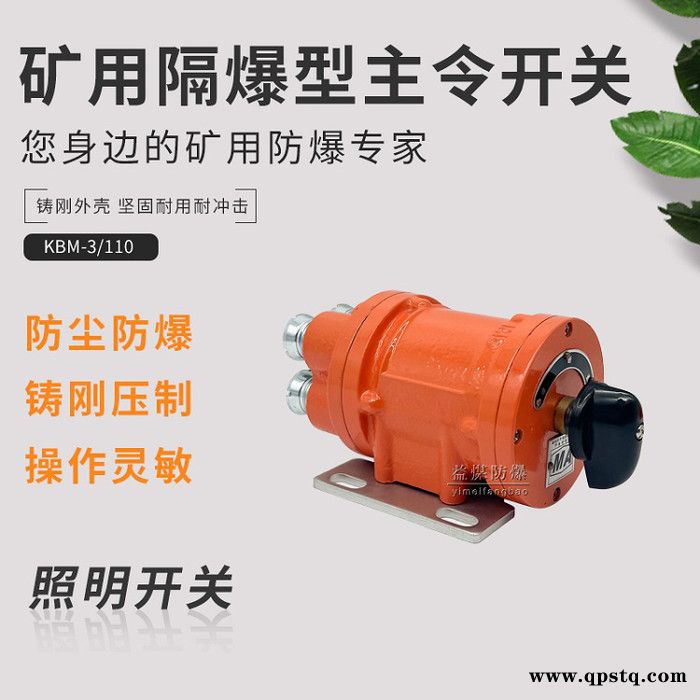 KBM-3/110矿用防爆特殊型蓄电池式主令开关 电机车用主令开关 矿用隔爆型主令开关图5