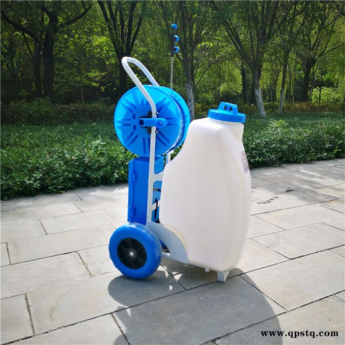 两轮推车式打药机 蓄电池手推式打药机 蔬菜大棚除虫打药机图2