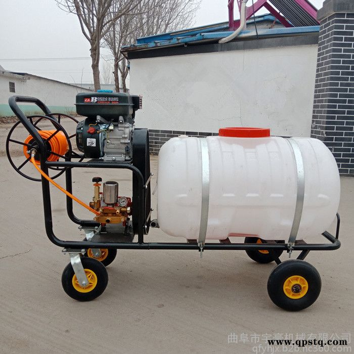 供应电动打药机 稻麦田拉管式喷药机 小型手推蓄电池打药车图6