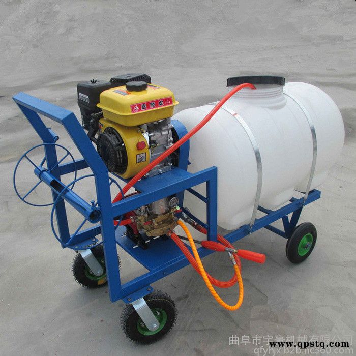 供应电动打药机 稻麦田拉管式喷药机 小型手推蓄电池打药车图3