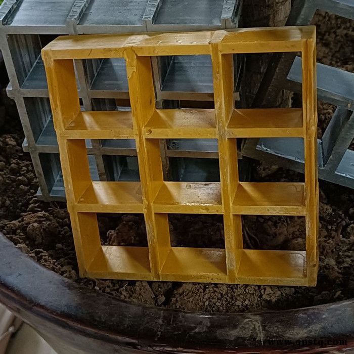 蓄电池厂拉挤网格栅板玻璃钢格栅盖板防滑网格栅板图4