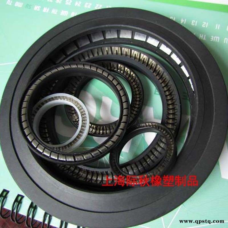 耐高温280℃轴孔用弹簧蓄能 轴孔运动泛塞圈图2